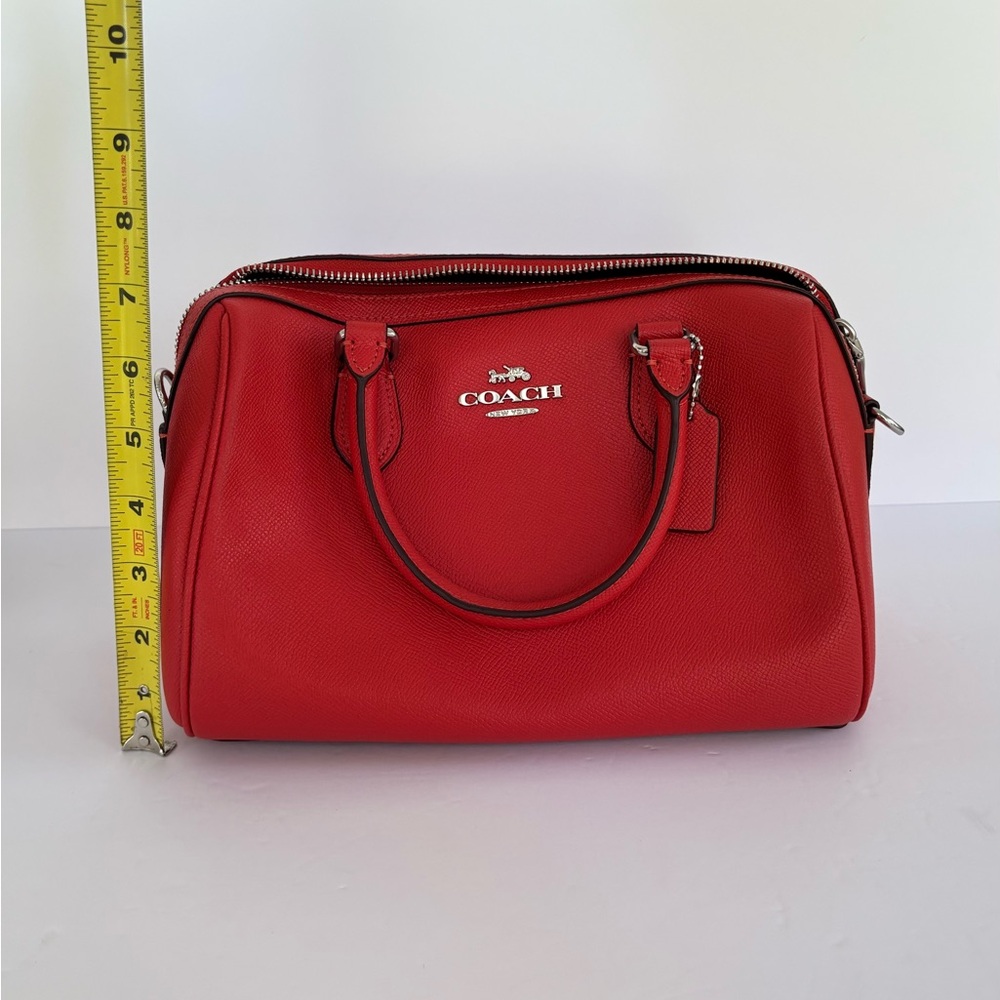 Coach Rowan Satchel Colorblock Miami Red (CH282) - Picture 6 of 7